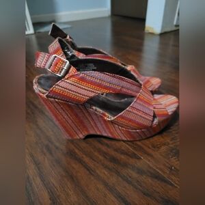 Lightly Worn Crown Vintage Wedge Heels, Size 9.5